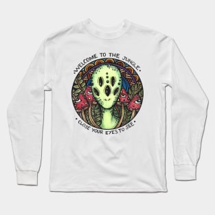 TRIPPY ALIEN Long Sleeve T-Shirt